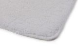 Set di 3 tappeti da bagno Frankfort, 100x60 cm, Bianco