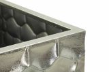Set di 3 vasi Iguazu, Complemento d'arredo, Anfora, Accessorio d'arredo, 38x38 h91 cm, Argento