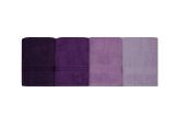 Set di 4 asciugamani Urbandale, 70x140 cm, Viola