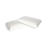 Set di 4 guanciali Cerfoglio, Made in Italy, 70x40 h16 cm, Bianco