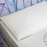 Set di 4 guanciali Prezzemolo, Made in Italy, 70x40 h14 cm, Bianco