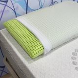 Set di 4 guanciali Rosmarino, Made in Italy, 70x40 h16 cm, Bianco