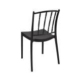Set di 4 sedie da esterno Maser, Seggiola da giardino, Seduta outdoor multiuso, Poltrona indoor o outdoor, Made in Italy, 48x51 h85 cm, Antracite