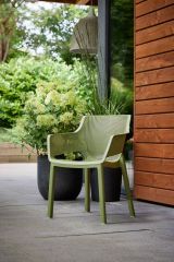 Set di 6 sedie da esterno Cavareno, Seggiola da giardino, Seduta outdoor multiuso, Panchina da giardino, 61x54 h79 cm, Multicolore