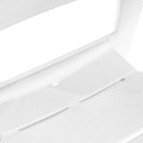 Set di 6 sedie da terrazzo impilabili bianco - Courtenay