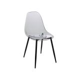 Set di 6 sedie design in plastica fume - Amstrong
