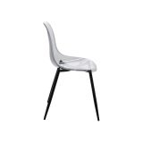 Set di 6 sedie design in plastica fume - Amstrong