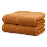 Set di Asciugamani Arancione 100% Puro Cotone set da 2 - Sanonefa Luxury