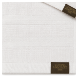 Set di Asciugamani Bianco 100% Cotone Egiziano Pettinato e Mercerizzato set da 16 - Saleneba Luxury