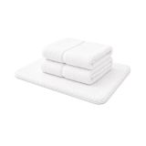 Set di Asciugamani Bianco 100% Puro Cotone set da 2 - Sanenere Luxury