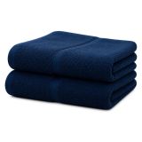 Set di Asciugamani blu 100% Puro Cotone set da 2 - Sanonefa Luxury