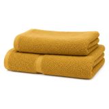 Set di Asciugamani Giallo Senape 100% Puro Cotone set da 2 - Sanonefa Luxury
