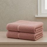 Set di Asciugamani Rosa 100% Puro Cotone set da 2 - Sanonefa Luxury