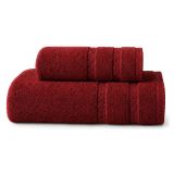 Set di Asciugamani Rosso Porpora 100% Cotone Egiziano Pettinato e Mercerizzato set da 3 - Saleneba Luxury