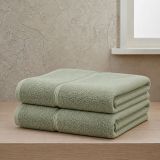 Set di Asciugamani Verde Menta 100% Puro Cotone set da 2 - Sanonefa Luxury