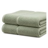 Set di Asciugamani Verde Menta 100% Puro Cotone set da 2 - Sanonefa Luxury