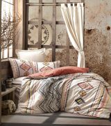 Set di copripiumino matrimoniale e 2 federe Grand River, Multicolore, 200x200 cm