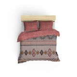 Set di copripiumino matrimoniale e 2 federe Grand River, Multicolore, 260x220 cm