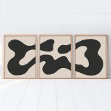 Set di Quadri Multicolore Materiale Struttura in Legno Nobilitato 50x70h cm, - Menire