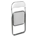 Set di Sedie Bianco Grigio 10 Sedie Imbottito, Peso Supportato 80 kg - Antenore