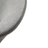 Set di Sedie Grigio Chiaro Nero 4 Sedie Imbottito, Sfumatura Colore Struttura Chiaro - Staffolo