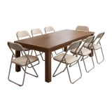 Set di Sedie Grigio Grigio 10 Sedie Imbottito, Peso Supportato 80 kg - Antenore