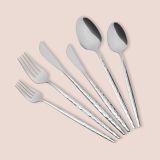 Set Posate Argento set da 36 Adatto per Lavastoviglie, - Nimalapa