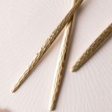 Set Posate oro Opaco set da 36 Sfumatura Colore Struttura Opaco, Adatto per Lavastoviglie - Nimizala