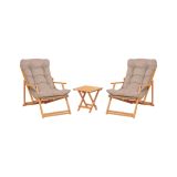 Set salotto da esterno Lyncis, Salottino outdoor, Set da balcone o giardino, Composizione soggiorno per esterni, Marrone