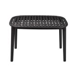 Set salotto da esterno Marineo, Salottino outdoor, Set da balcone o giardino, Composizione soggiorno per esterni, Made in Italy, Antracite