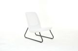 Set salotto esterno 2 poltrone 1 tavolino bianco - Canmore