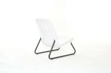 Set salotto esterno 2 poltrone 1 tavolino bianco - Canmore