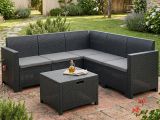 Set salotto giardino divano angolare antracite - Somnus