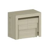 Set tavolo allungabile e 2 panche allungabili effetto legno 12 posti - Auditore