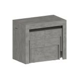 Set tavolo cucina estensibile e 2 panche estensibili grigio 12 posti - Auditore