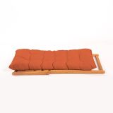 Set Tavolo e Sedie Arancione 2 Posti Dimensione Tavolo 40x40h40 cm, Dimensione Seduta 59x44h90 cm - Leni