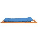 Set Tavolo e Sedie blu 2 Posti Dimensione Tavolo 40x40h40 cm, Dimensione Seduta 66x48h111 cm - Biagio