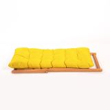 Set Tavolo e Sedie Giallo 2 Posti Dimensione Tavolo 40x40h40 cm, Dimensione Seduta 59x44h90 cm - Leni