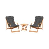 Set Tavolo e Sedie Giallo 2 Posti Dimensione Tavolo 40x40h40 cm, Dimensione Seduta 66x48h113 cm - Biagio