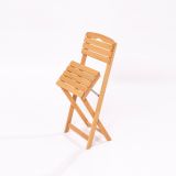 Set Tavolo e Sedie Marrone 2 Posti Dimensione Tavolo 50x50h72 cm, Dimensione Seduta 40x30h81 cm - Isso