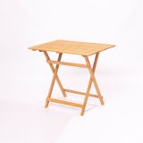 Set Tavolo e Sedie Marrone 2 Posti Dimensione Tavolo 80x60h72 cm, Dimensione Seduta 40x30h81 cm - Nazzano