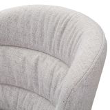 Sgabello Grigio Nero Imbottito Colore Struttura Nero 52x59x108h cm, Materiale Struttura in Legno Nobilitato - Guadal