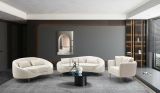 Sofà moderno crema e oro 185x84x68h cm - Verte