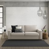 Sofa ad angolo tortora 200x95x90h cm - Abernathy