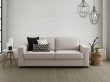 Sofa con braccioli tortora 220x95x90h cm - Diopside
