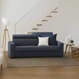 Sofa design blu 220x95x85h cm - Matrice