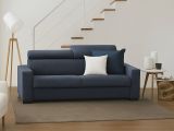 Sofa design blu 220x95x85h cm - Matrice