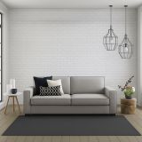 Sofa sfoderabile grigio 220x95x90h cm - Diopside