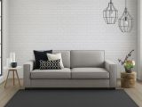 Sofa sfoderabile grigio 220x95x90h cm - Diopside