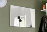 Specchio Alessio, Specchio da bagno, 100% Made in Italy, cm 80x2h60, Bianco lucido